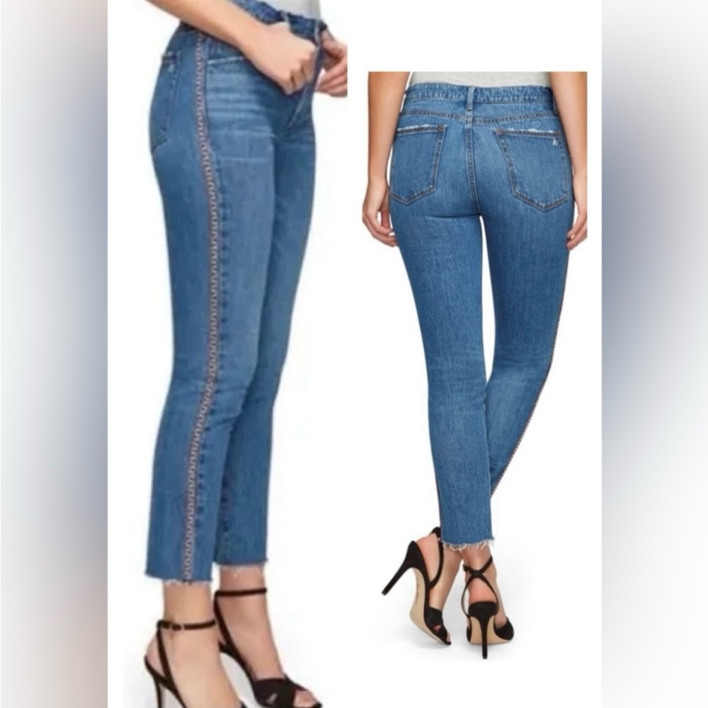 Sam Edelman Women’s Mary Jane High Rise Jeans